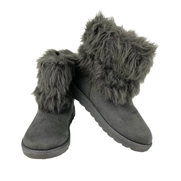 Trolls Poppy Flats Comfort Winter Girls Boot Dark Gray Size 12.5 - Picture 3 of 9